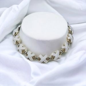 Vintage KRAMER Thermoset Gold Tone Necklace